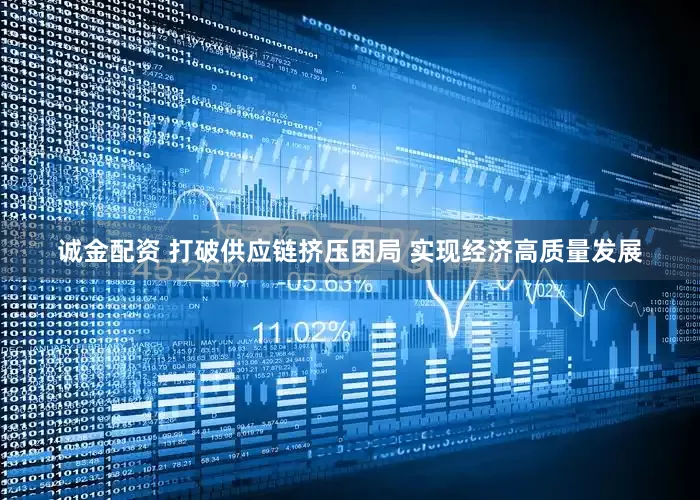 诚金配资 打破供应链挤压困局 实现经济高质量发展